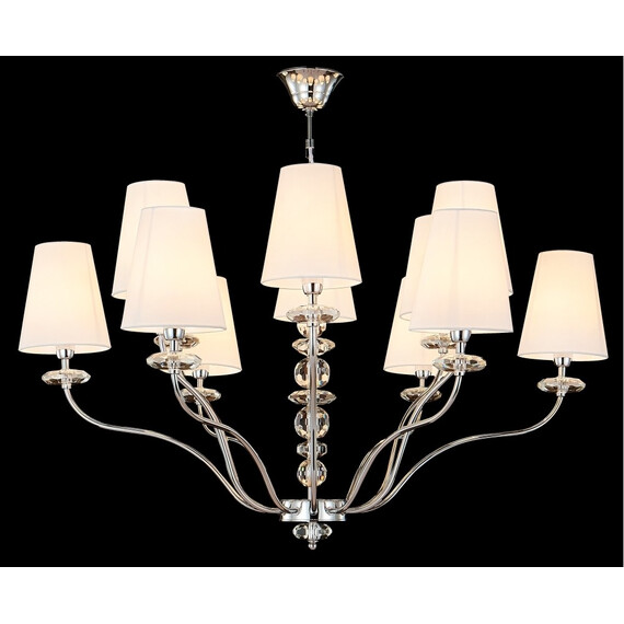 Подвесная люстра Crystal Lux ARMANDO SP6+6 CHROME, фото , изображение 2